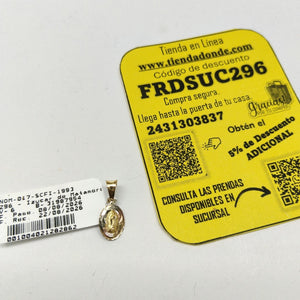 MEDALLA RELIGIOSA ORO 10 K 0.4 GRMS (SEMINUEVO)