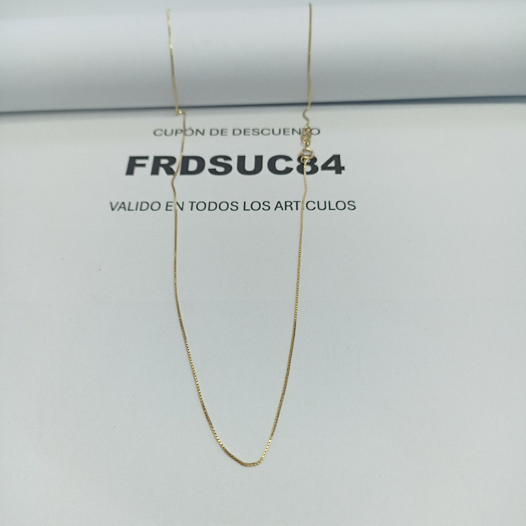 CADENA VENECIANO 14K 55 CM 1.7 GR (NUEVO)