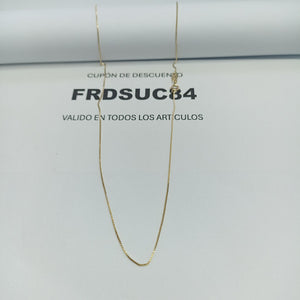 CADENA VENECIANO 14K 55 CM 1.7 GR (NUEVO)