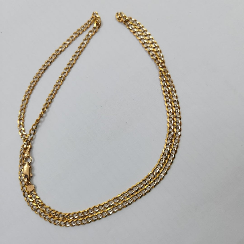CADENA ORO,RODIADO 14 K 10,70 GRMS (SEMINUEVO)