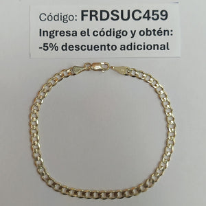 PULSERA BARBADA 14K 21 CM 4.9 GR (NUEVO)