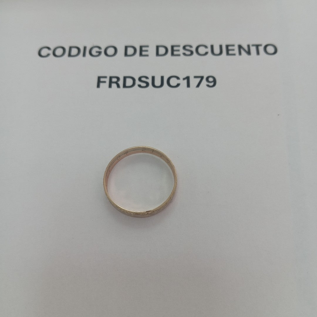 ARGOLLA ORO 10 K 1.4 GRMS (SEMINUEVO)
