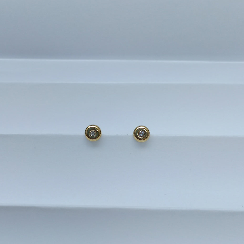 BROQUELES BROQUEL C CIRCONIA 14K 0.27 GR (NUEVO)