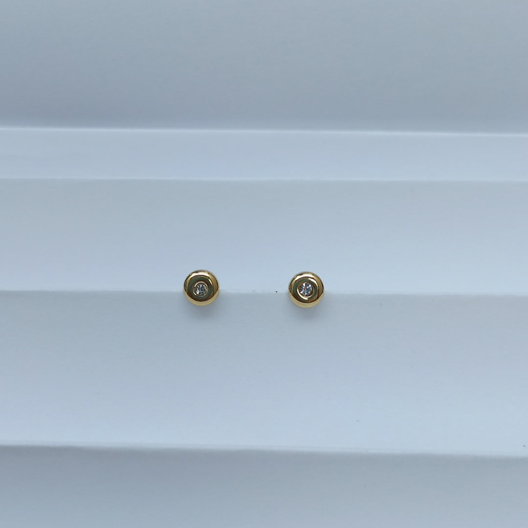 BROQUELES BROQUEL C CIRCONIA 14K 0.27 GR (NUEVO)
