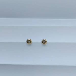 BROQUELES BROQUEL C CIRCONIA 14K 0.27 GR (NUEVO)