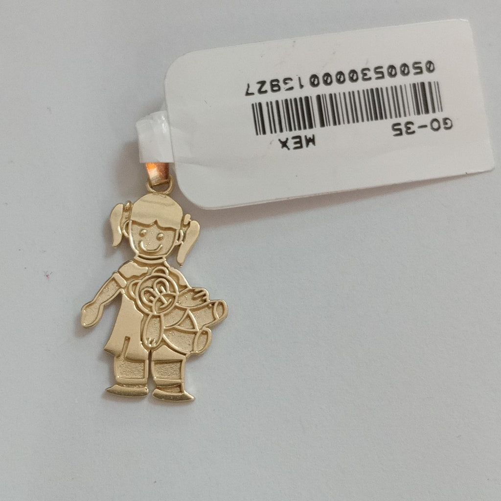 DIJE NIÑA 10K 1 GR (NUEVO)