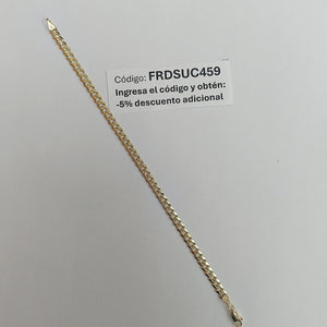 PULSERA BARBADA 14K 21 CM 7.5 GR (NUEVO)
