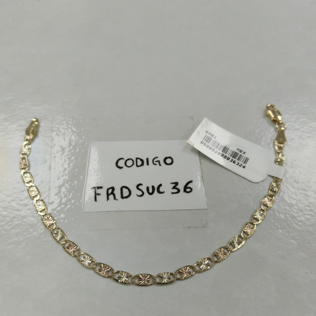PULSERA GUCHI 14K 18 CM 3 GR (NUEVO)