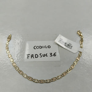 PULSERA GUCHI 14K 18 CM 3 GR (NUEVO)