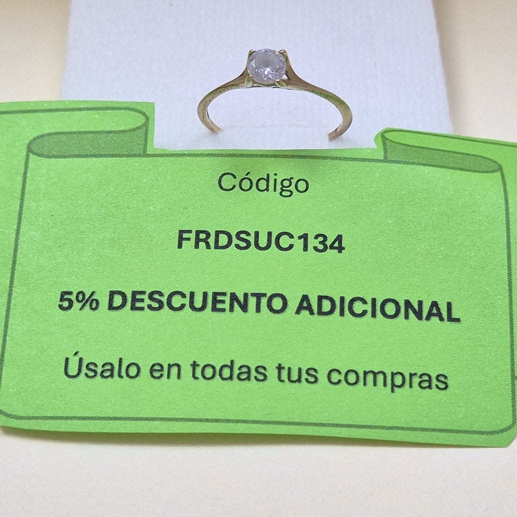 ANILLO ORO 10 K 1.2 GRMS (SEMINUEVO)