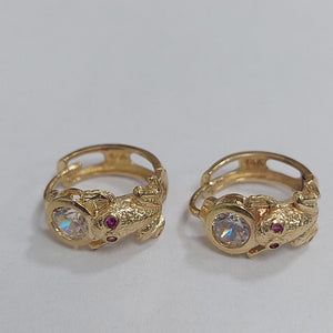 ARRACADAS PAR ORO 14 K 3.1 GRMS (SEMINUEVO)