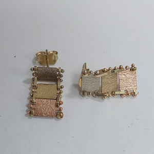 BROQUELES PAR ORO 14 K 2.5 GRMS (SEMINUEVO)