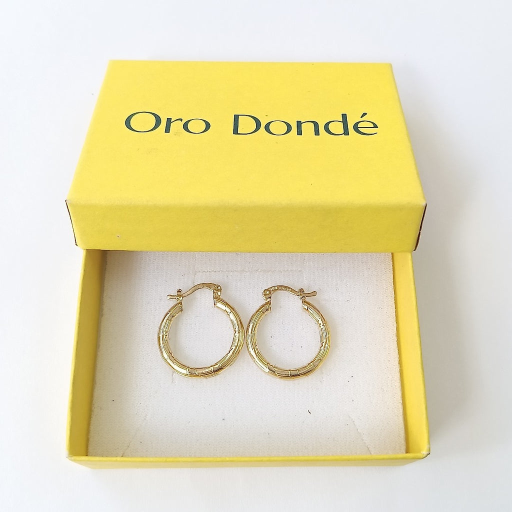 ARETES ARRACADAS 14K 2.6 GR (NUEVO)