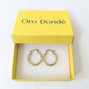 ARETES ARRACADAS 14K 2.6 GR (NUEVO)