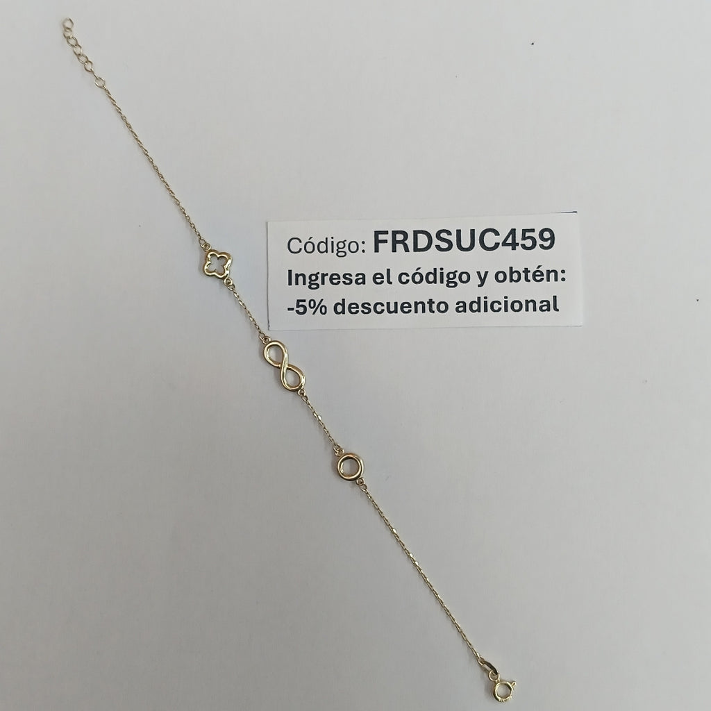 PULSERAS DAMA ORO 14K 1.5 (NUEVO)