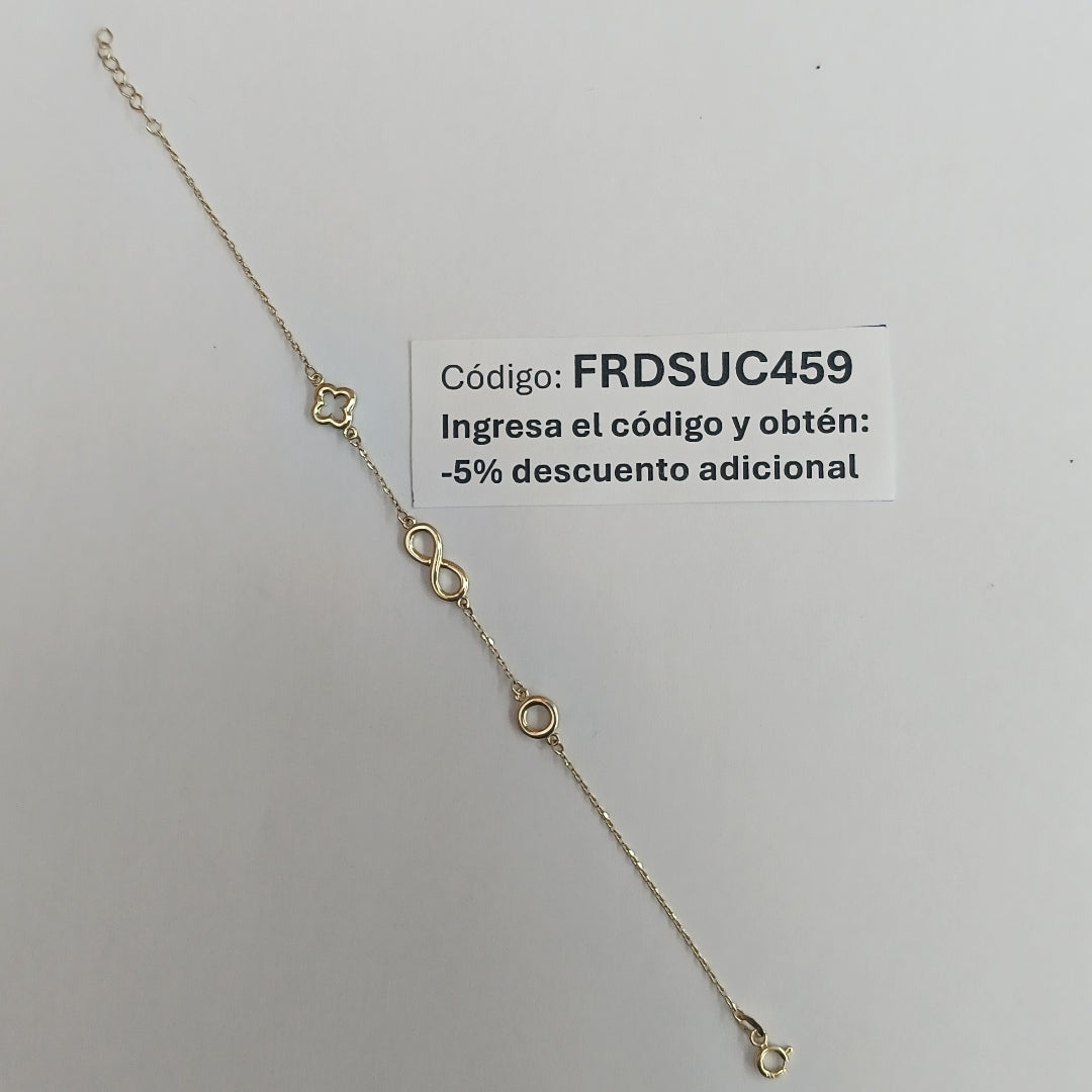 PULSERAS DAMA ORO 14K 1.5 (NUEVO)
