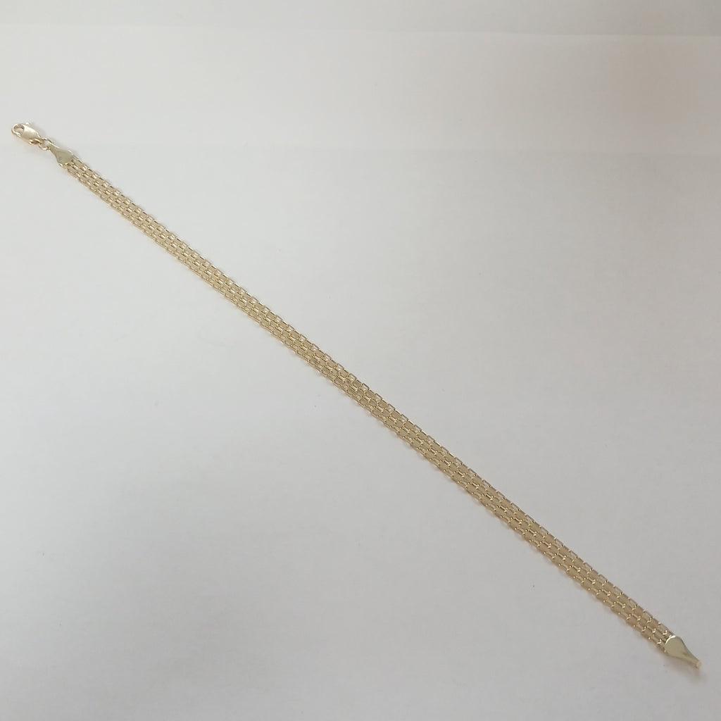 PULSERA ESPECIAL 10K 21 CM 4.5 GR (NUEVO)