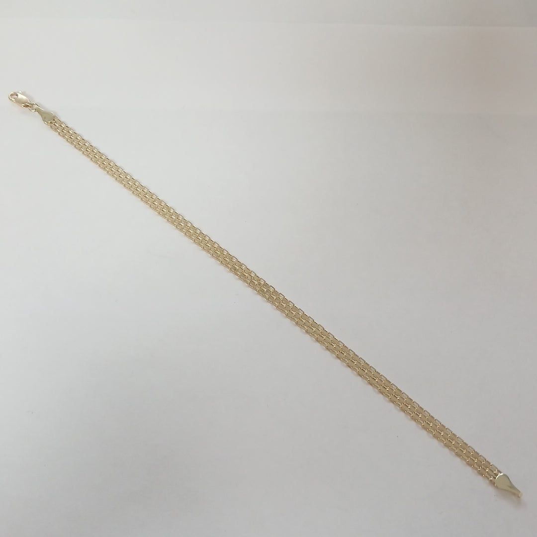 PULSERA ESPECIAL 10K 21 CM 4.5 GR (NUEVO)