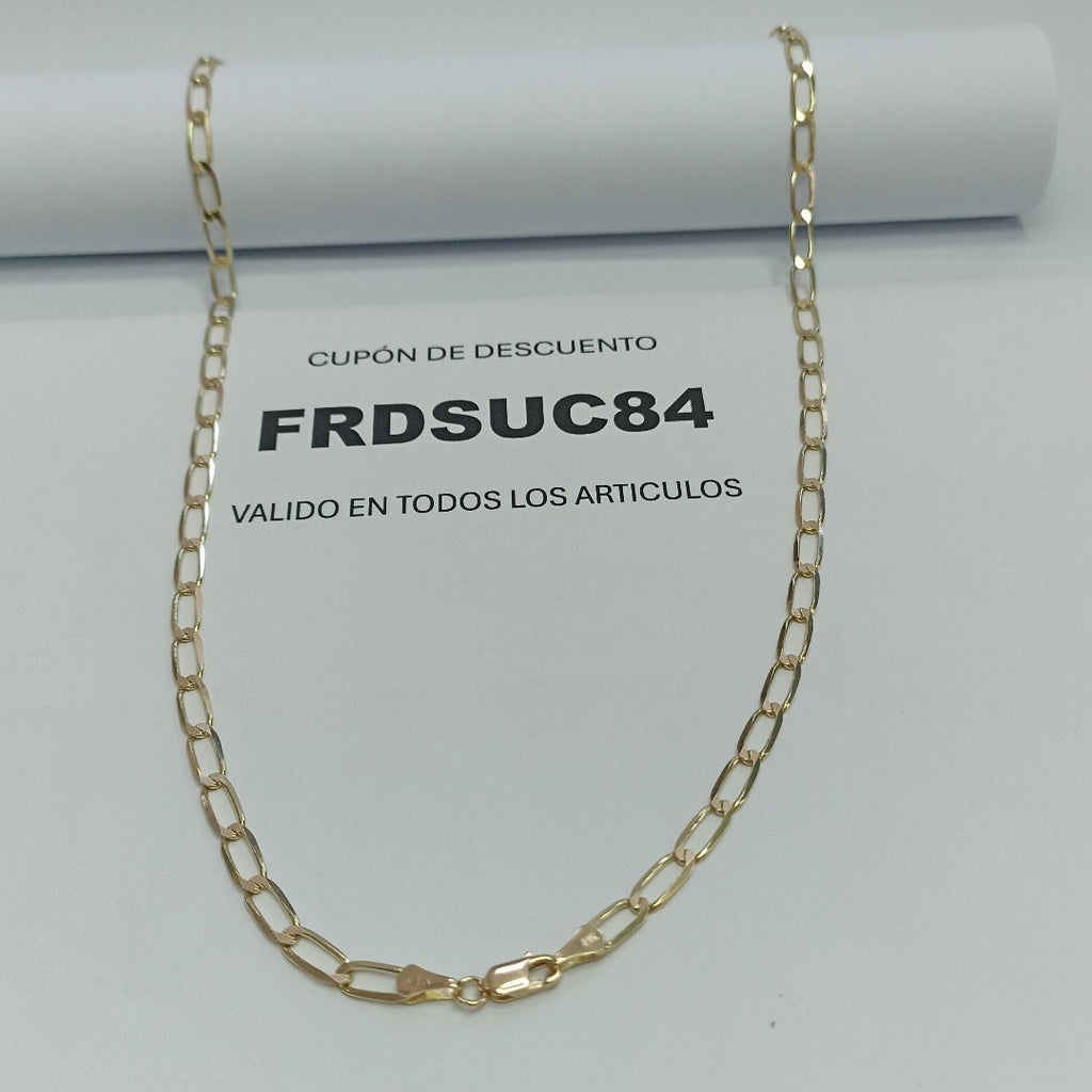 CADENA ESLABON 14K 60 CM 11.7 GR (NUEVO)