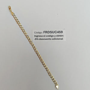 PULSERA BARBADA 14K 21 CM 6.2 GR (NUEVO)