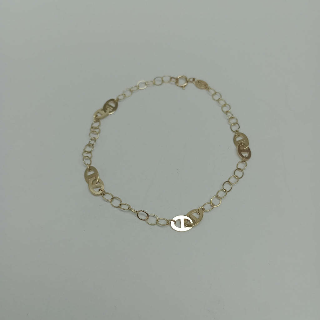 PULSERA ESPECIAL 14K 18 CM 1.5 GR (NUEVO)