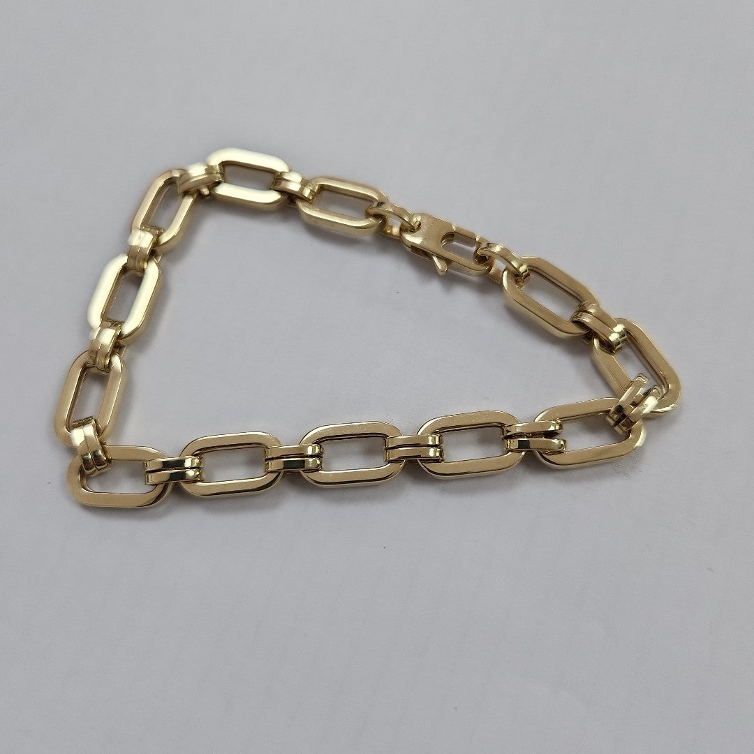 PULSERAS CABALLERO ORO 10K 8 (NUEVO)