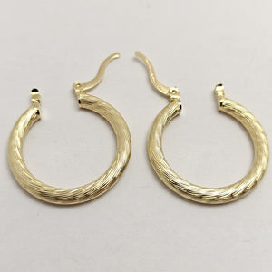 ARETES TEJIDO ARRACADAS ASTRIADAS 14K 2.9 GR (NUEVO)