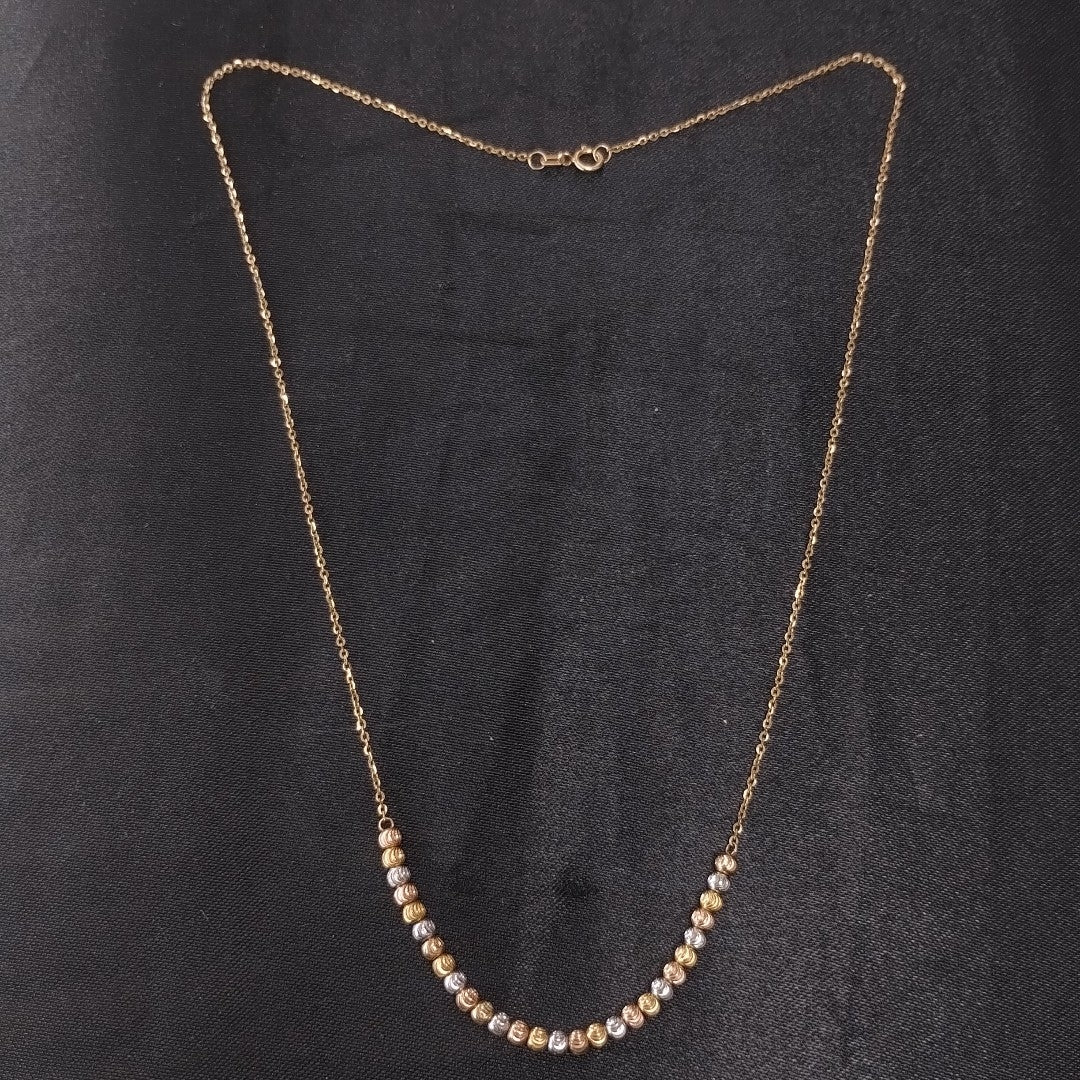 GARGANTILLA ORO 14 K 2.5 GRMS (SEMINUEVO)