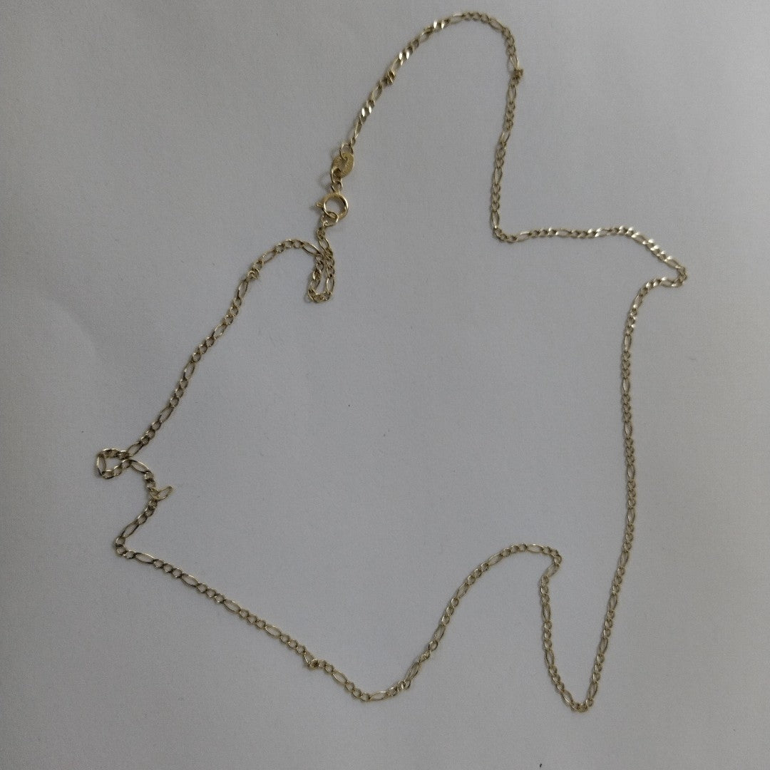 CADENAS TEJIDO 3X1 ORO 10K 55 CM 2.1 GR (NUEVO)