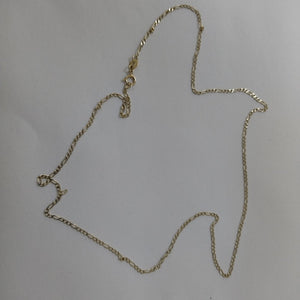 CADENAS TEJIDO 3X1 ORO 10K 55 CM 2.1 GR (NUEVO)