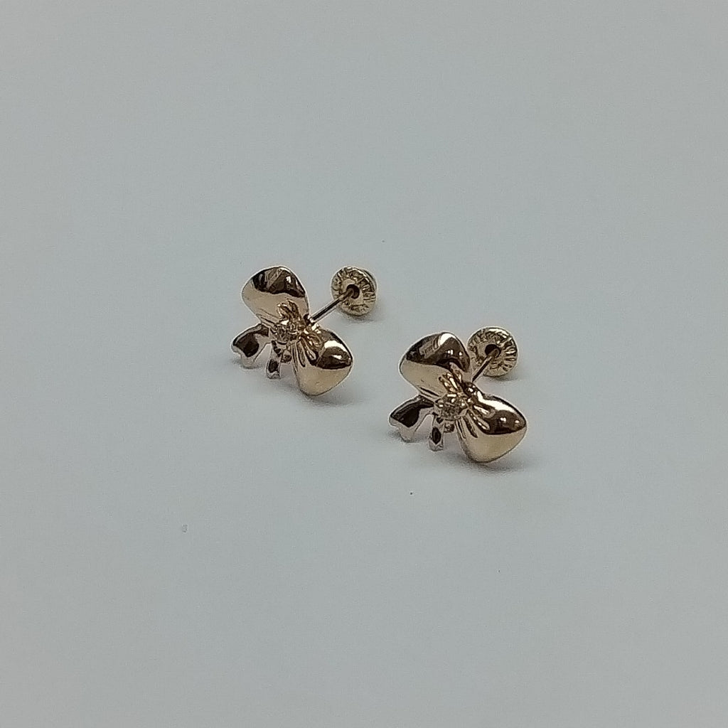 BROQUELES BROQUEL FIG MOÑO C CIRCONIA 14K 0.2441 GR (NUEVO)