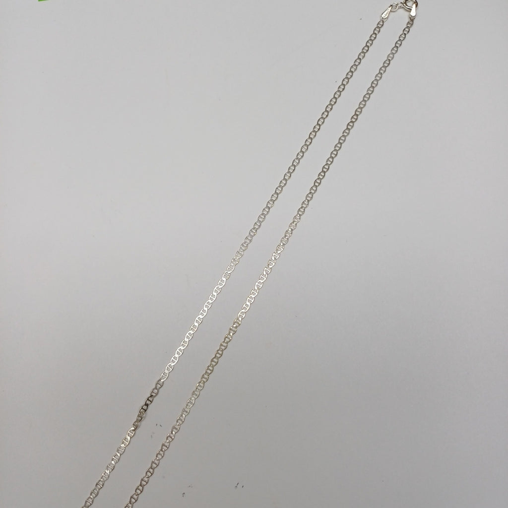 CADENA TEJIDO GUCHI PLATA .925 60 CM 3.7 GR (NUEVO)