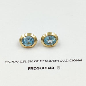 BROQUELES PAR ORO 14 K 7,60 GRMS (SEMINUEVO)