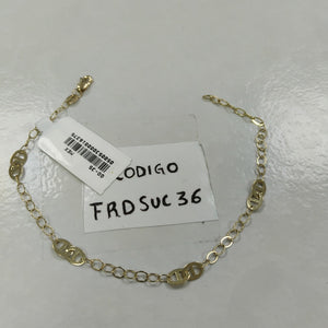 PULSERA ESPECIAL 14K 21 CM 1.8 GR (NUEVO)