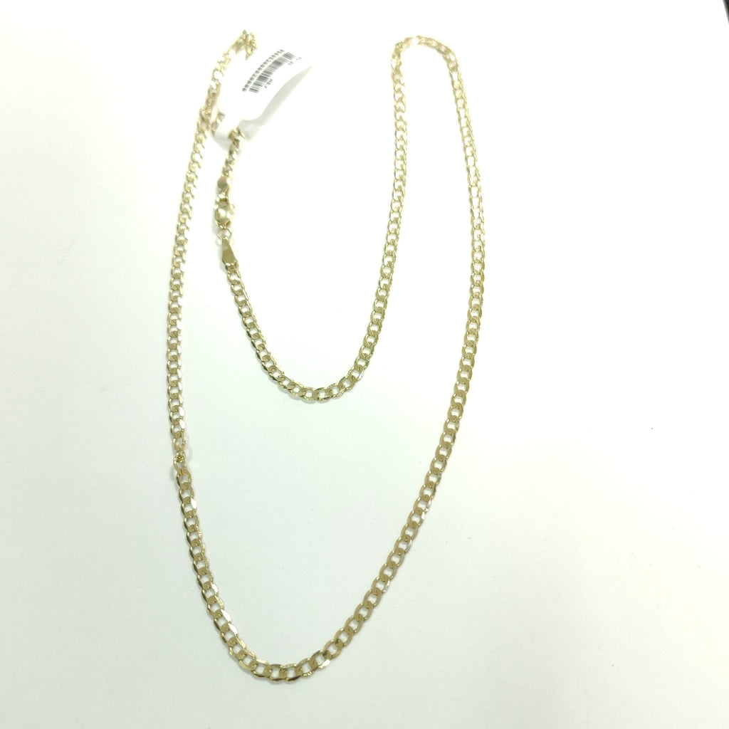 CADENA TEJIDO BARBADA 14K 60 CM 8.7 GR (NUEVO)