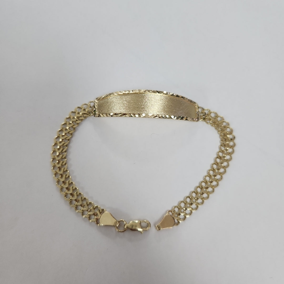 PULSERA ESCLAVA CHINO 14K 21 CM 9.8 GR (NUEVO)