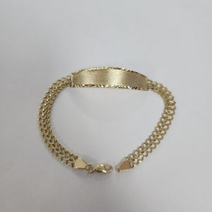 PULSERA ESCLAVA CHINO 14K 21 CM 9.8 GR (NUEVO)