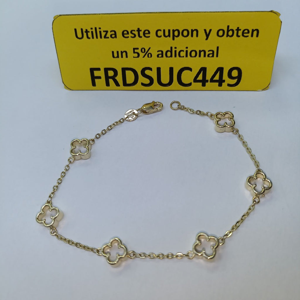 PULSERA ESPECIAL 14K 18 CM 4.3 GR (NUEVO)