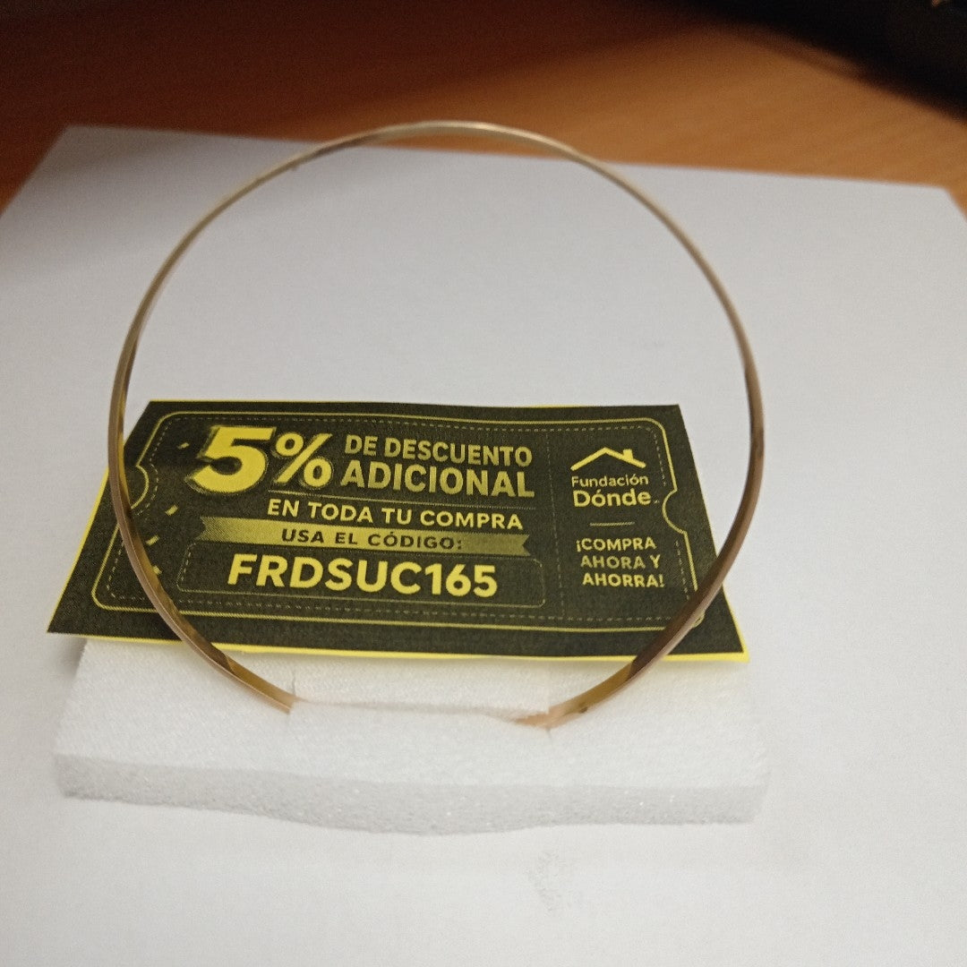 PULSERA RIGIDA ORO 14 K 6.9 GRMS (SEMINUEVO)