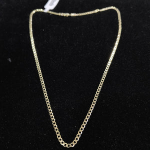CADENA TEJIDO BARBADA 14K 55 CM 8.2 GR (NUEVO)