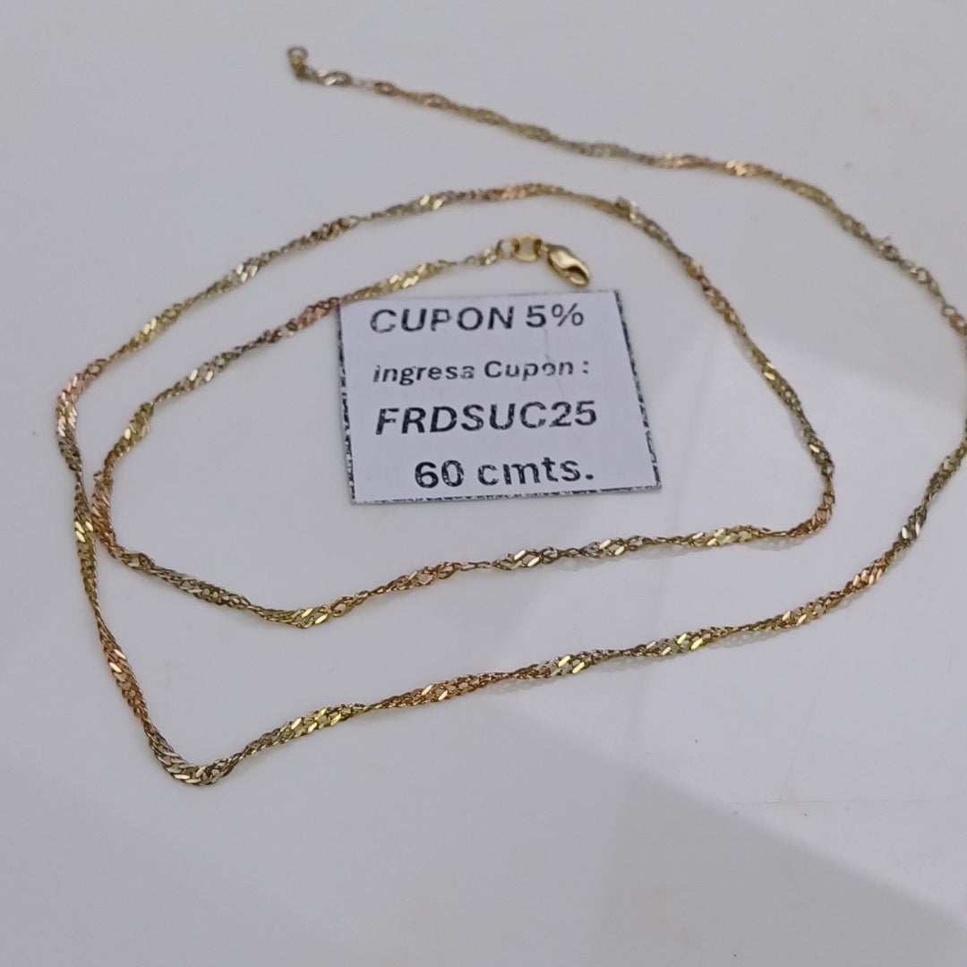 CADENA ORO 14 K 4,40 GRMS (SEMINUEVO)