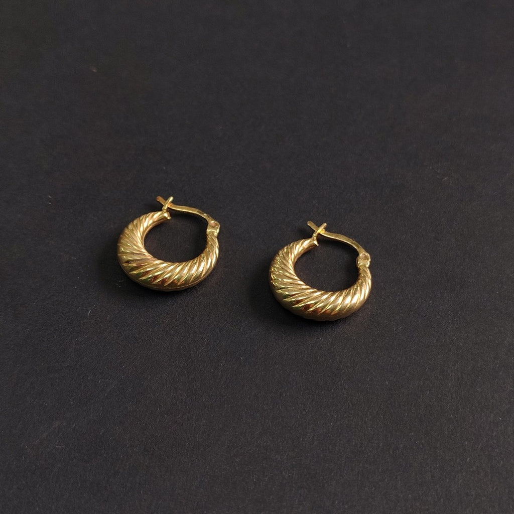 ARRACADAS PAR ORO 14 K 2.2 GRMS (SEMINUEVO)