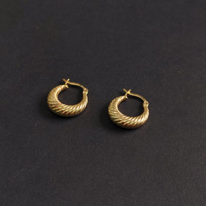 ARRACADAS PAR ORO 14 K 2.2 GRMS (SEMINUEVO)