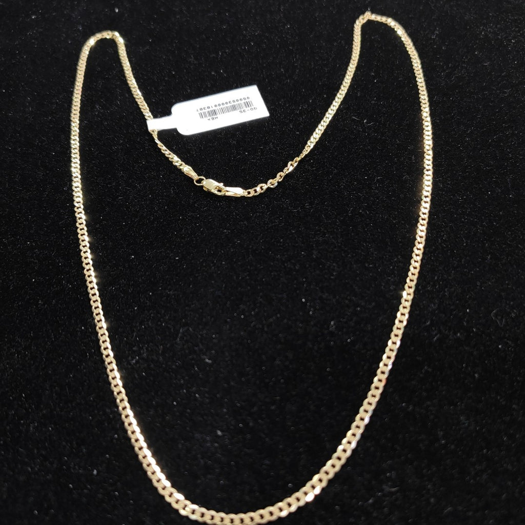 CADENA BARBADA 14K 55 CM 5.9 GR (NUEVO)