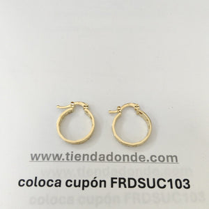 ARETES ARRACADAS FIG GRECAS 14K 1.8 GR (NUEVO)