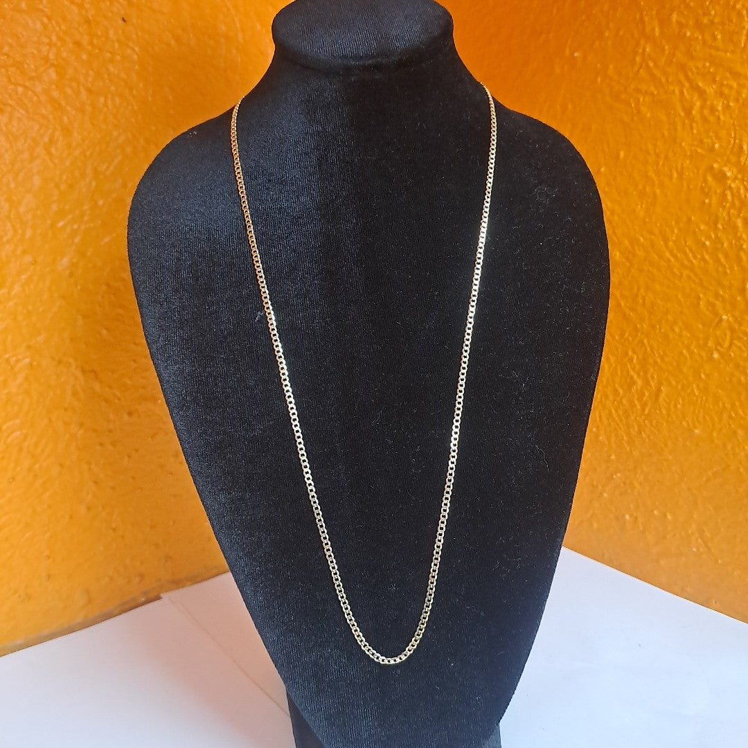 CADENA BARBADA 14K 60 CM 5.9 GR (NUEVO)
