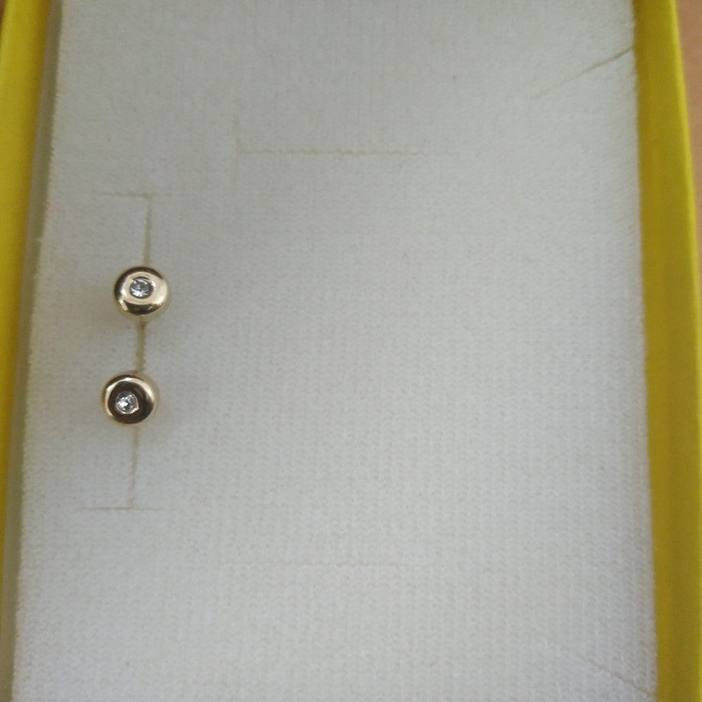 BROQUELES BROQUEL C CIRCONIA 14K 0.27 GR (NUEVO)