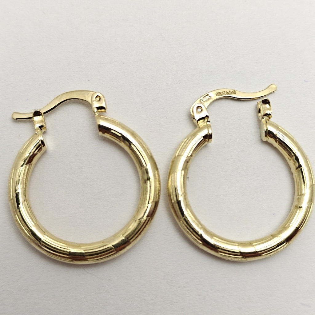 ARETES ARRACADAS 14K 2.7 GR (NUEVO)