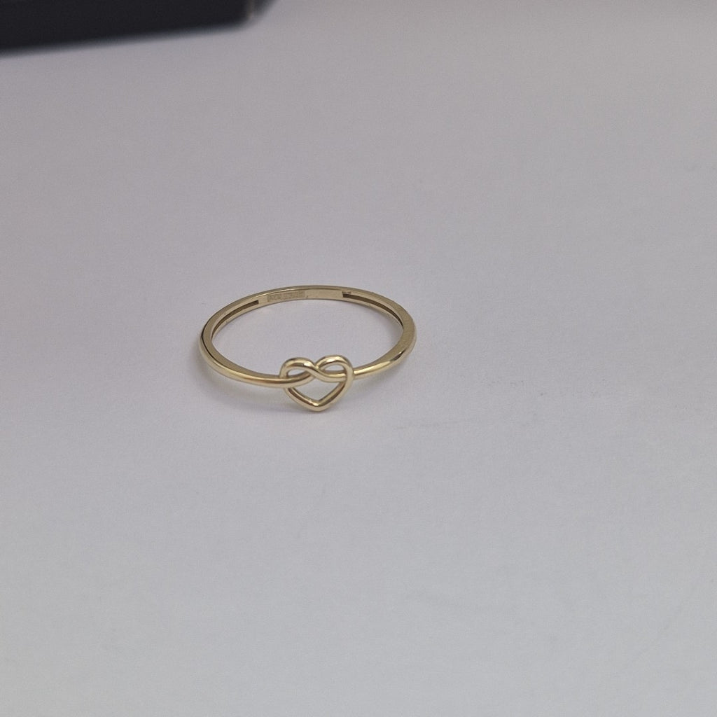 ANILLOS ANILLITO FIG CORAZON 10K TALLA 8 0.9 GR (NUEVO)