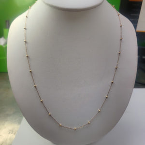 GARGANTILLA ORO 14 K 2.7 GRMS (SEMINUEVO)